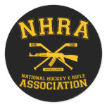 National Hockey and Rifle Association Round Sticker