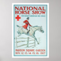 National Horse Show for the Red Cross (US00281) Poster