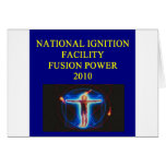 national ignition facility greeting card