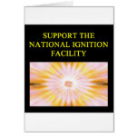 NATIONAL ignition facility fusion research Greeting Card
