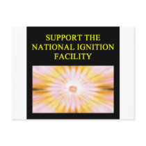NATIONAL ignition facility fusion research postcards