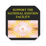 NATIONAL ignition facility fusion research Sticker