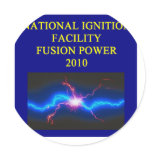 national ignition facility round stickers