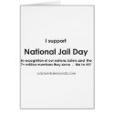 National Jail Day cards