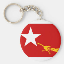 National League For Democracy, Myanmar flag Key Chain