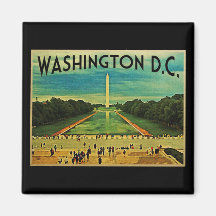 National Mall Washington D.C. Fridge Magnet