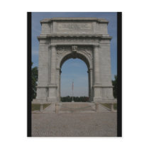 National Memorial Arch Postcard by pattirm1 National Memorial Arch Postcard