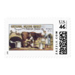 National Milking Bucket Detroit Michigan Postage Stamp