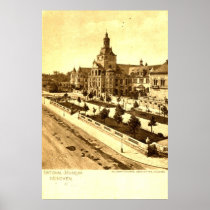National Museum Munich Germany 1924 Vintage Posters