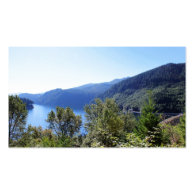 National Park, Seattle, U.S.A. Beautiful landscape Business Card Templates