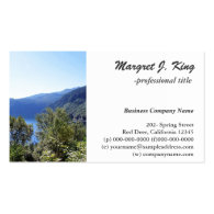 National Park, Seattle, U.S.A. Beautiful landscape Business Card Templates