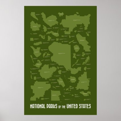 National Parks of the United States Posters