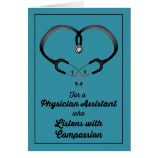 physician assistant thank week national card greeting cards listening thanks zazzle au