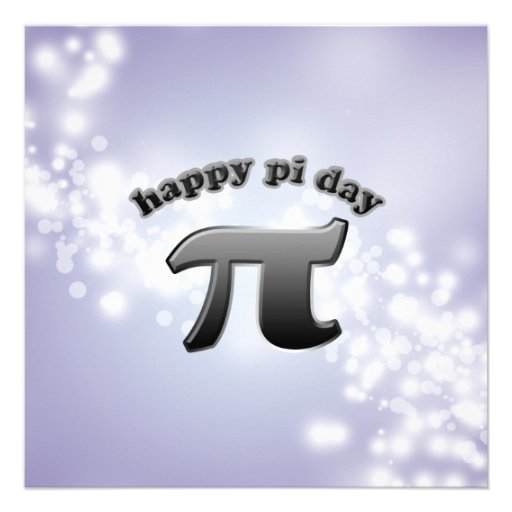 National Pi Day Pi Symbol for Math Nerds March 14 Invite