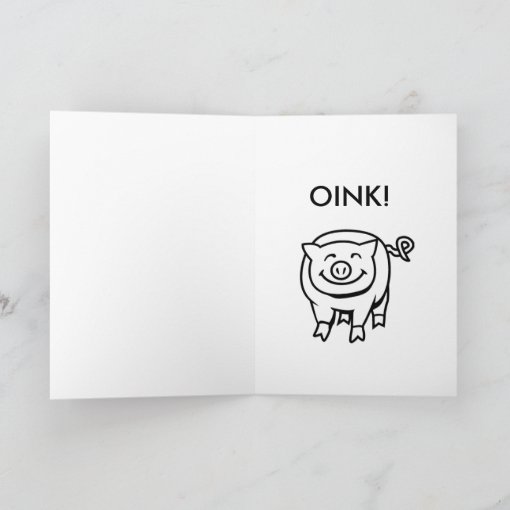 National Pig Day March St Card Zazzle