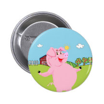 National Pig Day March 1st Pinback Buttons