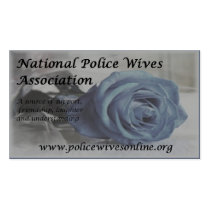 National Police Wives Association Referral Cards business cards