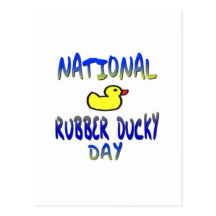 National Rubber Ducky Day Postcards
