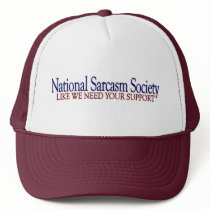 National Sarcasm Society hats by worldsfair National Sarcasm Society hats