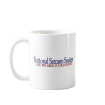 National Sarcasm Society Mugs
