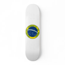 National Seal of Brazil Custom Skateboard
