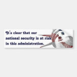 National Security at Risk (Bolton) Bumper Stickers