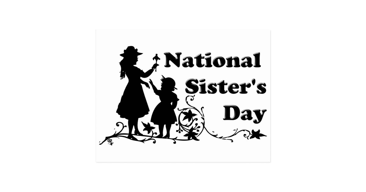 National Sister's Day Postcard Zazzle