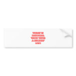 National 'Sleep With a Runner' Day Bumper Stickers