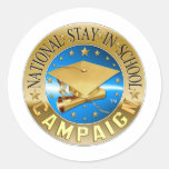 National Stay In School Gear Stickers