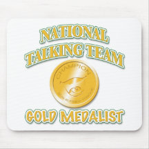 National Talking Team Gold Medalist Mouse Pad