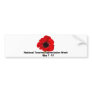 National Teacher Appreciation Week      May 7 -12 Bumper Sticker