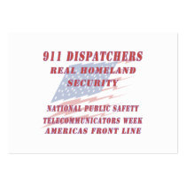 National Telecommunicators Week Americas Front Lin business cards