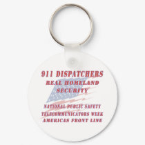 National Telecommunicators Week Americas Front Lin keychains