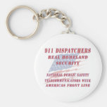 National Telecommunicators Week Americas Front Lin Keychain