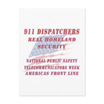 National Telecommunicators Week Americas Front Lin postcards