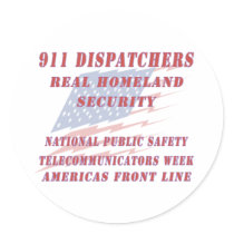 National Telecommunicators Week Americas Front Lin stickers by RealSlogans National Telecommunicators Week Americas Front Lin stickers