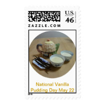 National Vanilla Pudding Day stamp