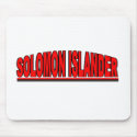 Nationalities - "Solomon Islander" mousepads