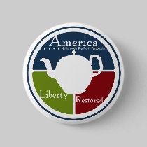 Nationwide Tea Party Revolution Button buttons