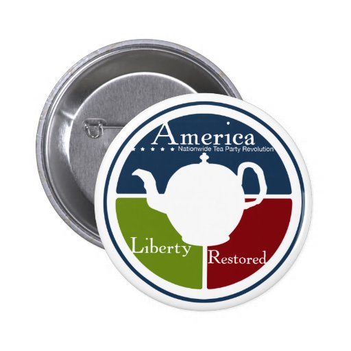 Nationwide Tea Party Revolution Button