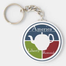Nationwide Tea Party Revolution keychain