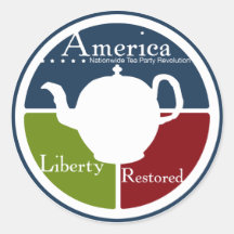 Nationwide Tea Party Revolution sticker