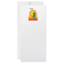 Native Aboriginal in front of a gold sun Personalized Rack Card