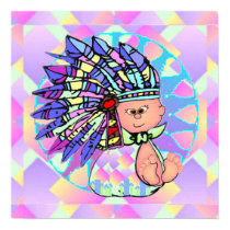 Native American Baby Poster posters by Castleinc Native American Baby Poster posters