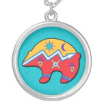 Native American Bear Fetish Pendant Necklace