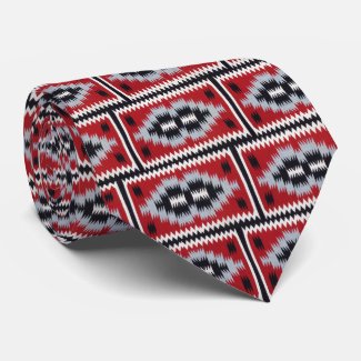 Native American Blanket Two Sided Tie