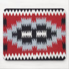standard_mousepad - Beautiful Native American Two Gray Hill Blanket on a mousepad.