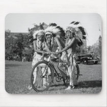 Native American Boys, 1930s Mouse Pad