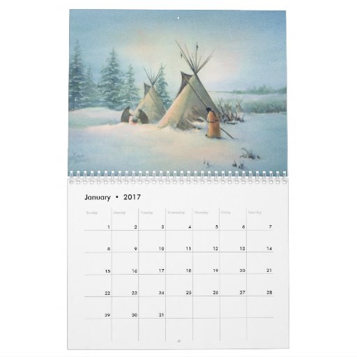 NATIVE AMERICAN CALENDAR by SHARON SHARPE Zazzle