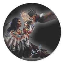 Native American Chief Stickers